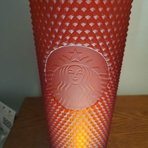 Starbucks Valentines Day 2021 Matte Red Spiked Tum